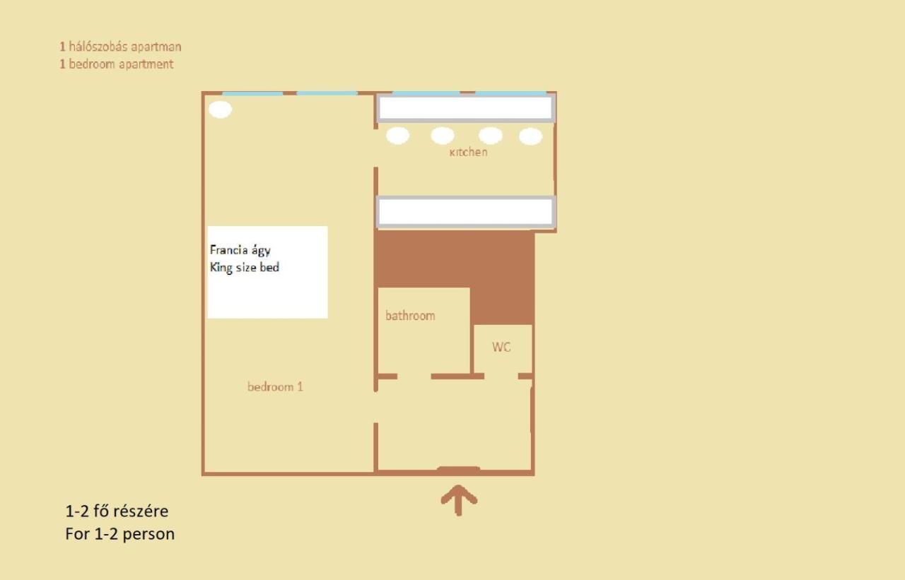 Central Apartments 维斯普雷姆 外观 照片